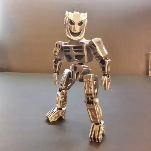  Presentation image of the printable 3D model: Mechaboy Articulated figure and articulated robot with TPU joint! I'm the best!