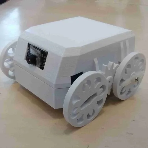 Image de présentation du modèle 3D imprimmable: Micro Robot SG90 ESP32-Cam ( Update Easy Build )