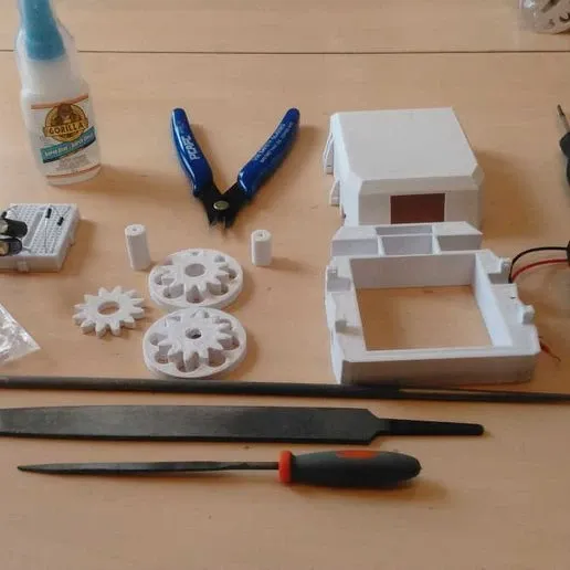 Image de présentation du modèle 3D imprimmable: Micro Robot SG90 ESP32-Cam ( Update Easy Build )