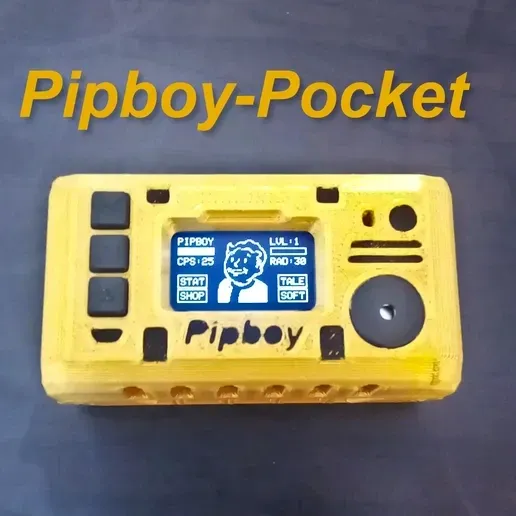Presentation image of the printable 3D model: Fallout Pipboy functional and original! Pipboy Pocket (easy assembly + tutorial)