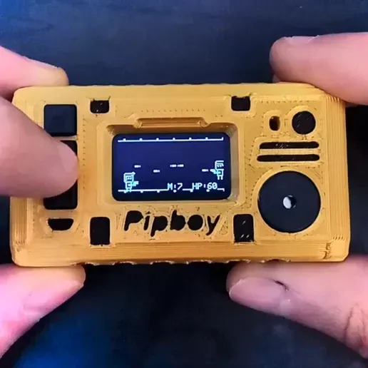Presentation image of the printable 3D model: Fallout Pipboy functional and original! Pipboy Pocket (easy assembly + tutorial)