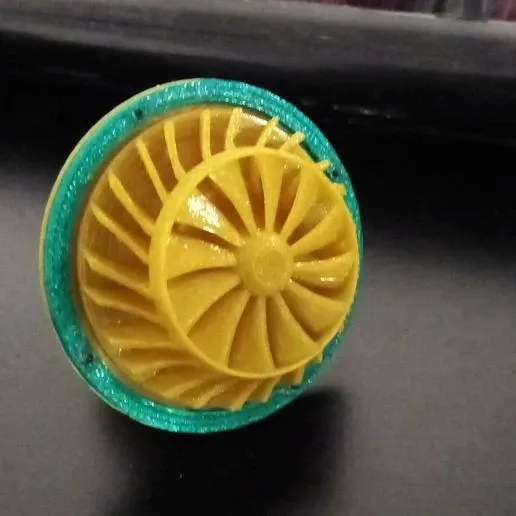 Presentation image of the printable 3D model: Powerful, low-cost 3D-printed turbocharger.