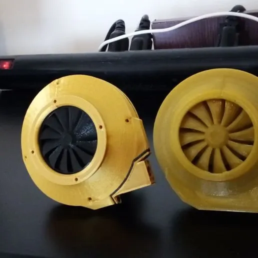 Presentation image of the printable 3D model: Powerful, low-cost 3D-printed turbocharger.